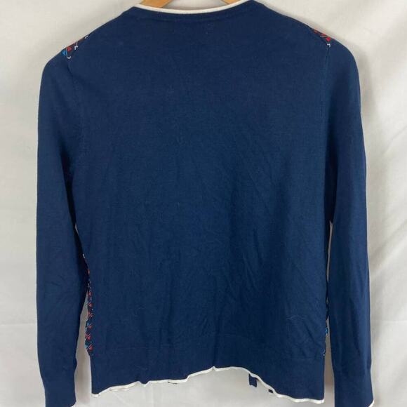 Charter Club Patterned Button Up Sweater Size Medium - Picture 6 of 6